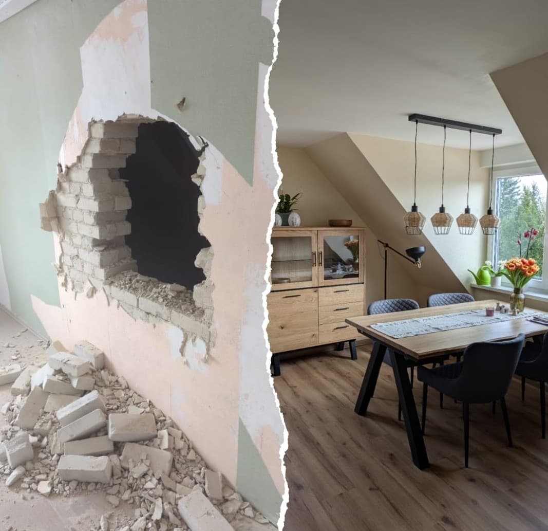 Vorher-Nachher Projekt Familie Arnold-Kern